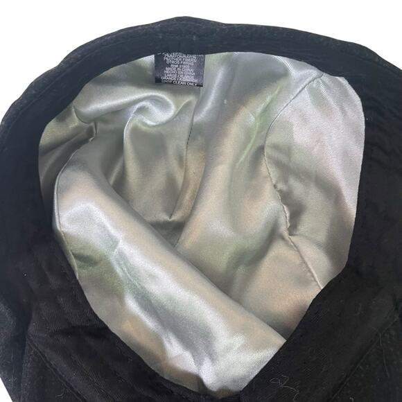 Black Wool Tweed Newsboy Cabbie Hat Mens Large/X Large Preppy Academia Fall - Picture 4 of 7